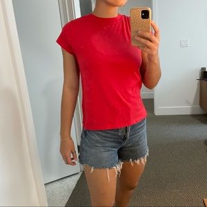 AYR cotton red t-shirt XS